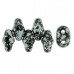 Abalorios Matubo MiniDuo 2.5x4mm Tweedy silver